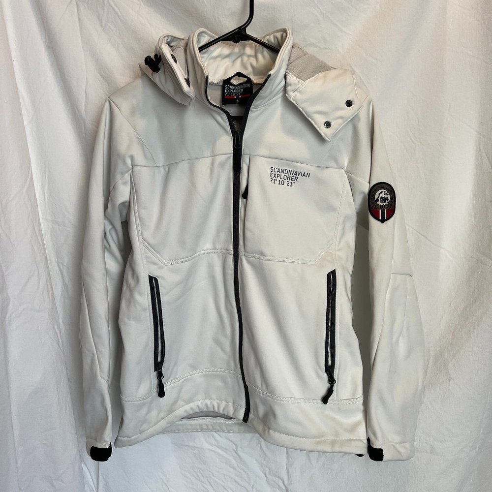 Scandinavian Explorer Softshell Unisex Jacket | White | Small